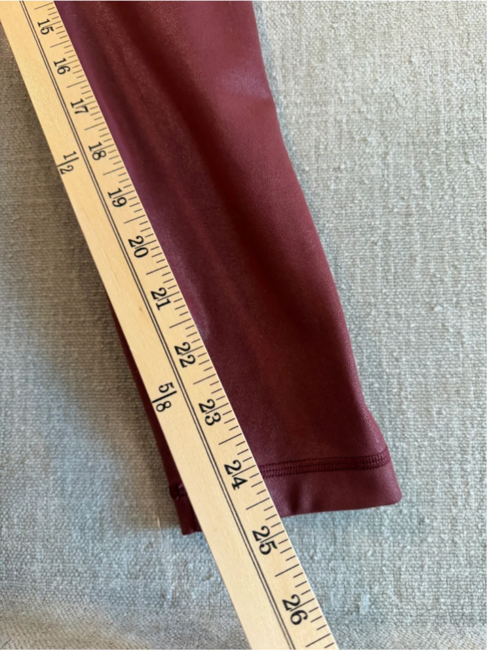 Lululemon Wunder Train High-Rise Tight 25 Radiate Foil Print Red Merlot size 10 - Picture 7 of 9